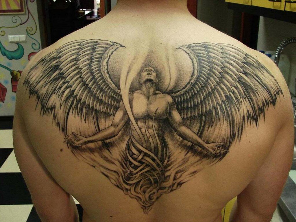 Beautiful Angel Tattoo for Men And Women