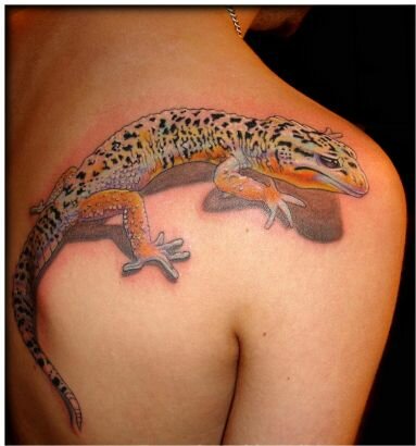 Design Itattooz lizard for Men And Women tattoos on Shoulder