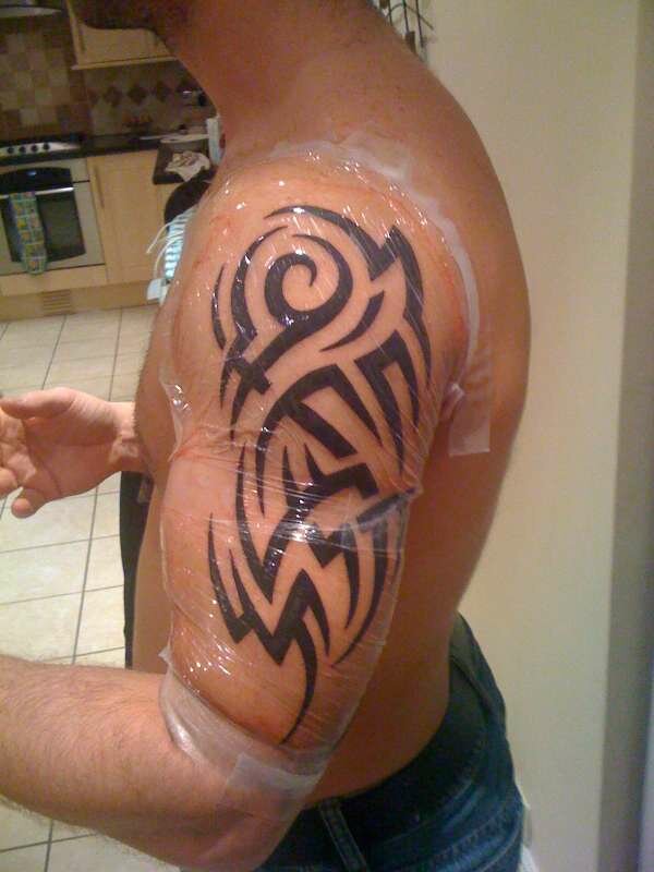 Tribal Tattoo Design Arm for Men