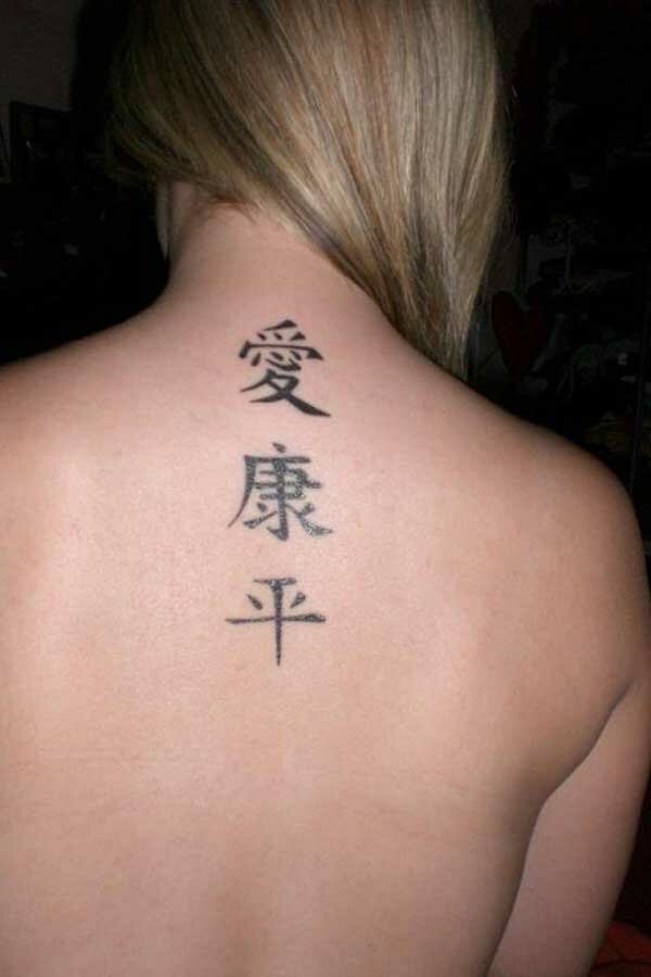 Design Chinese Meaningful Tattoos Ideas for Girls