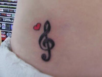 Design Treble Clef Tattoo Meaning for Women