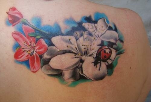 Ladybugs Tattoo Design Ideas