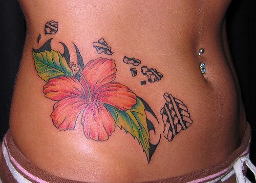 Tattoo Hawaii Flower Ideas